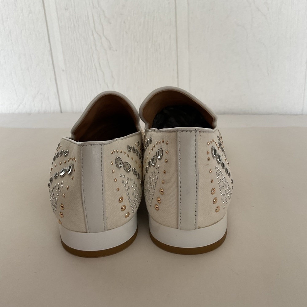 Donald J. PLINER New Leather Studded Loafers size 8 - Picture 8 of 16